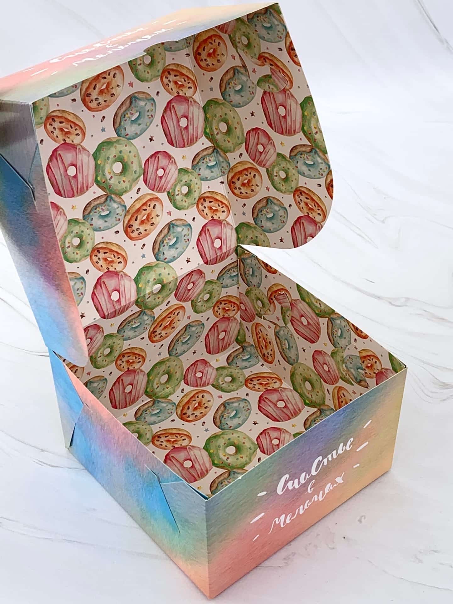 Коробка для подарка "Счастье в мелочах". Серия "Единороги" — изображение 3